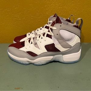 Nike Air Jordan Jumpman Two Trey White Cherrywood Red DO1925-103 Mens Sz. 10